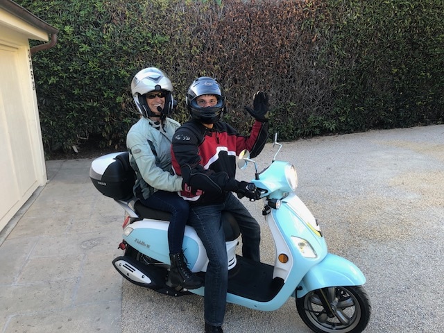 Michael and Veronica Kramer Scooter Rides
